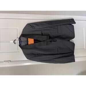 Suits for Men Size 3XL Gray 3 Pieces Shawl Lapel with black pants M653